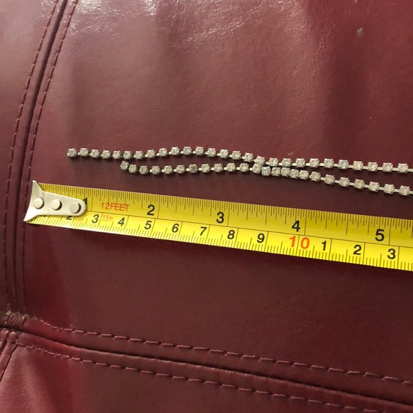 Avon faux diamond necklace and earring set - Picture 3 of 7